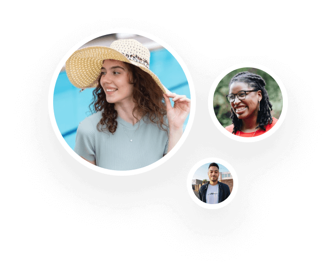 Avatars in bubbles