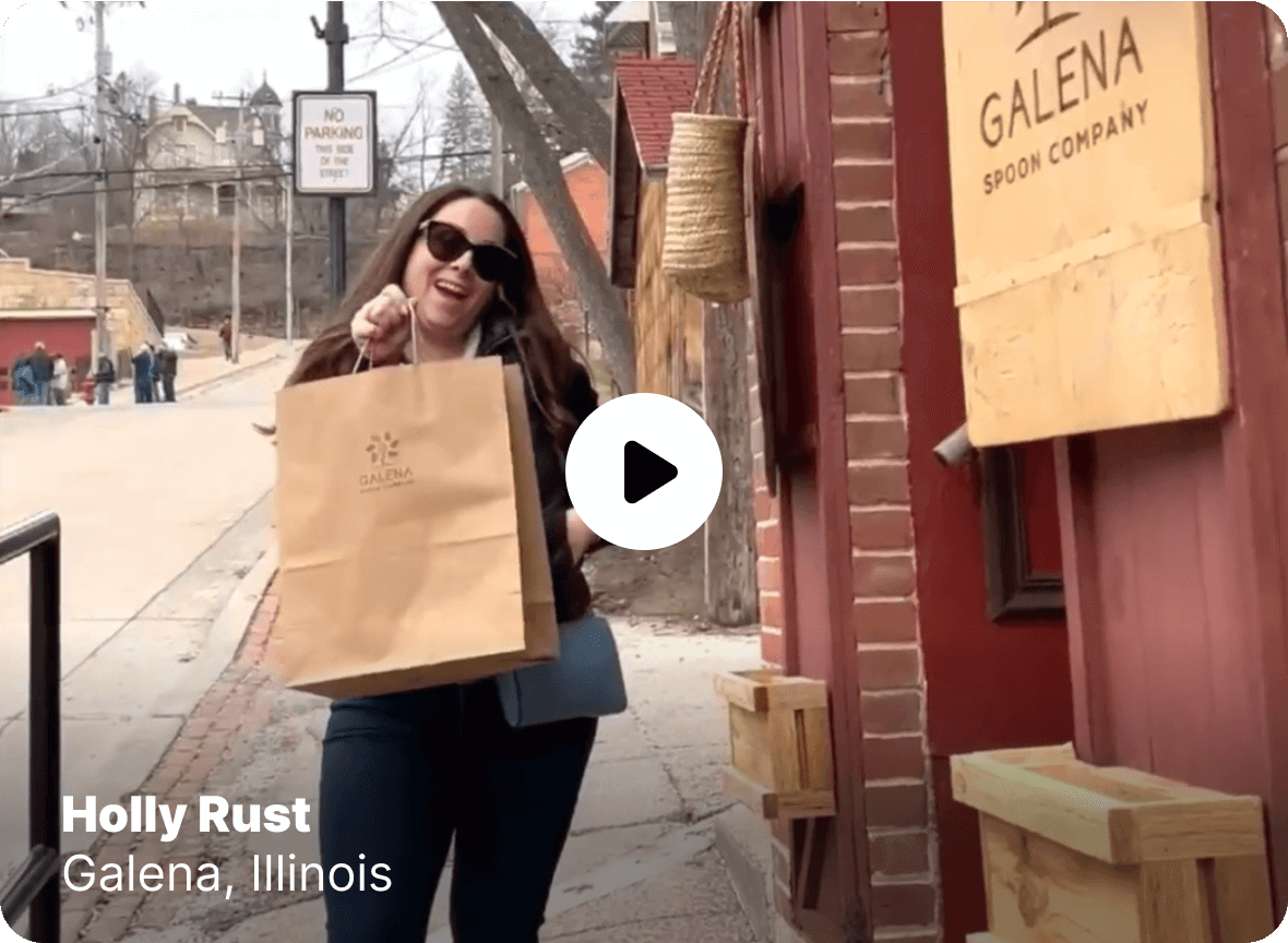 woman holding bag