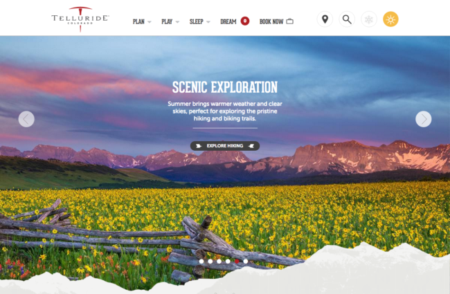 telluride-summer why you should update your website visuals regularly
