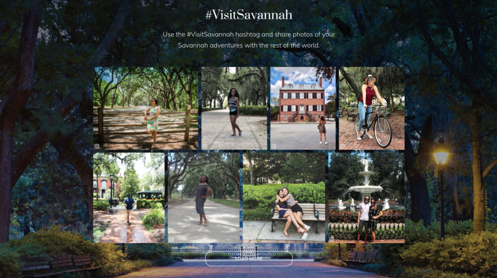 Visit Savannah homepage gallery