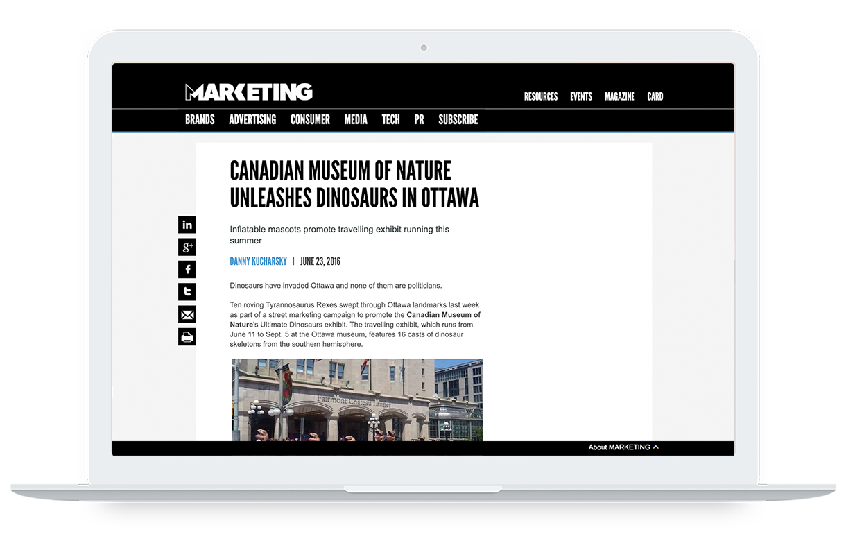 marketing mag _ canadian museum nature promotion
