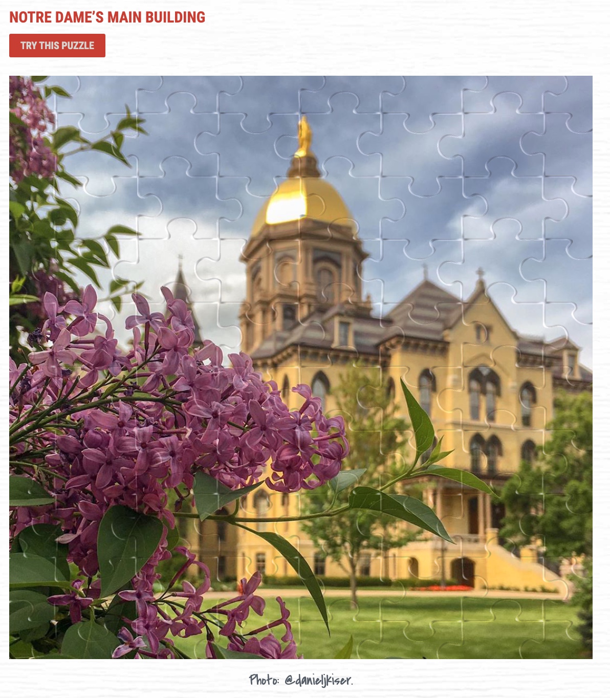 Digital jigsaw puzzle using a UGC image