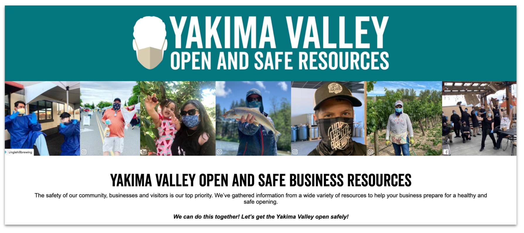 Yakima valley safe business resources