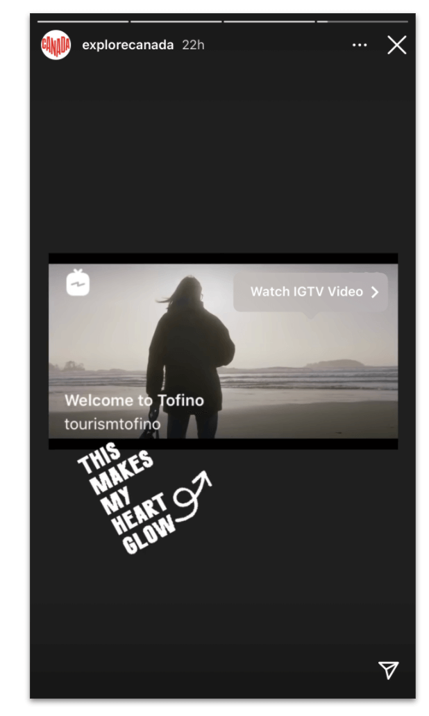 Share IGTV to your Instagram Story Explore Canada