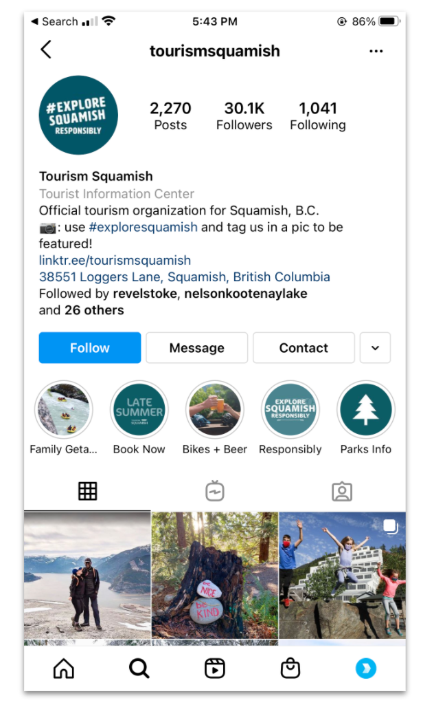 Instagram Highlights Responsible Travel Message 