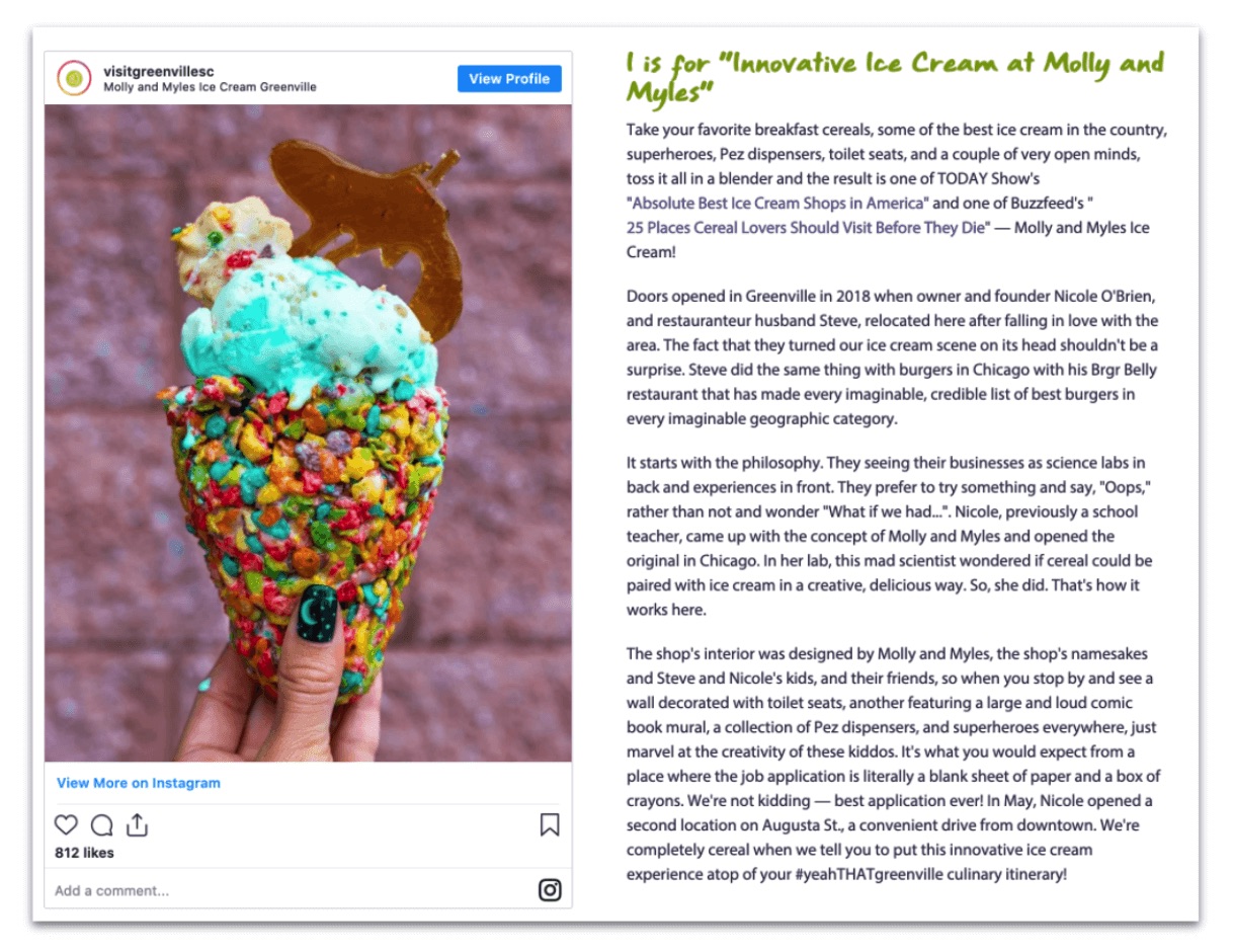 Benefits user-generated content for travel marketing campaigns