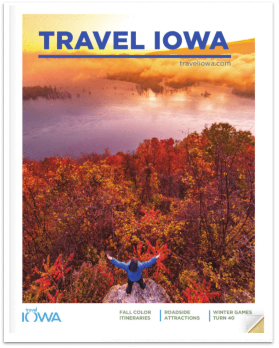 Travel Iowa fall guide cover image user generated content