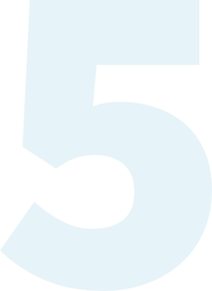 Blue number 5