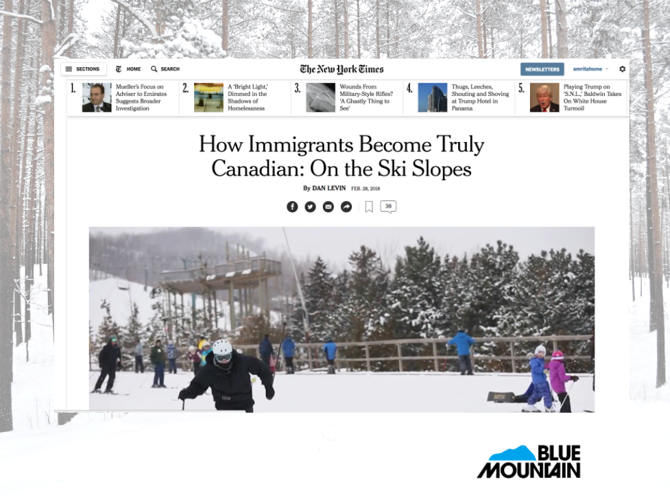 mountain destinations blue moutain ny times