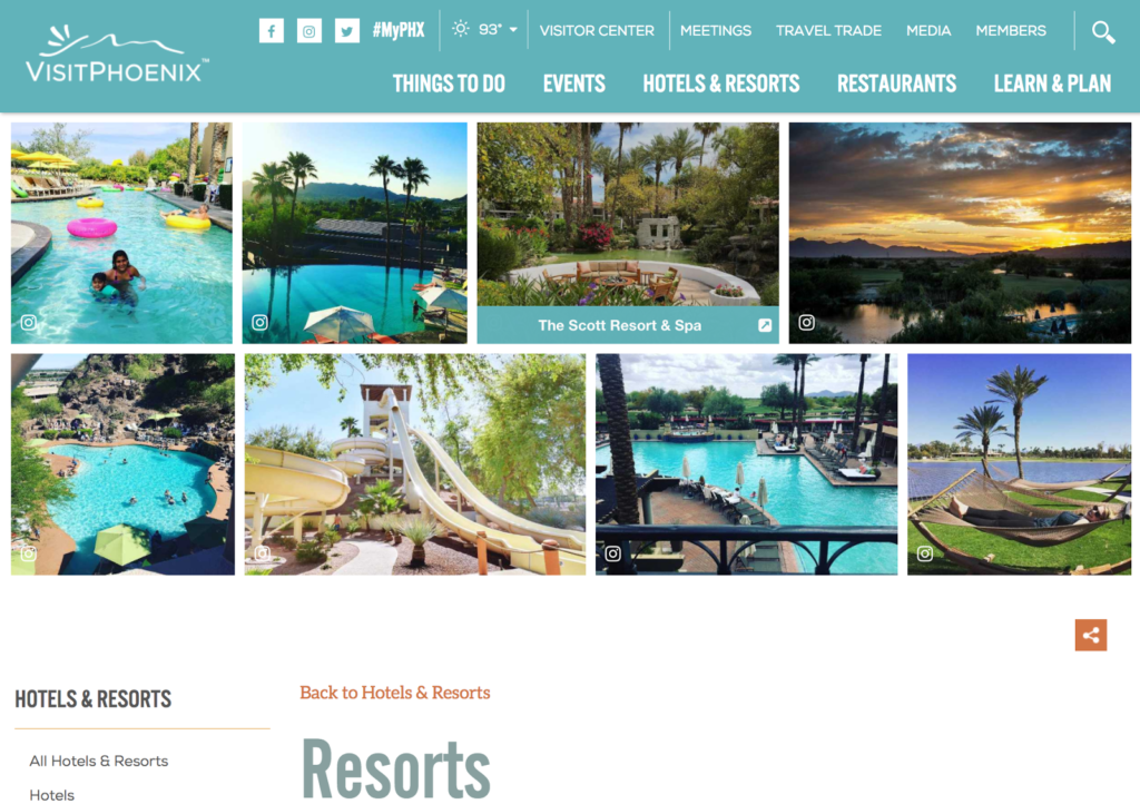 ugc website galleries visit phoenix current header resorts